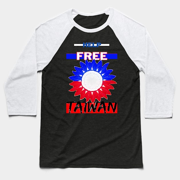 Help free Taiwan from the Chinese threat of invasion Baseball T-Shirt by Trippy Critters